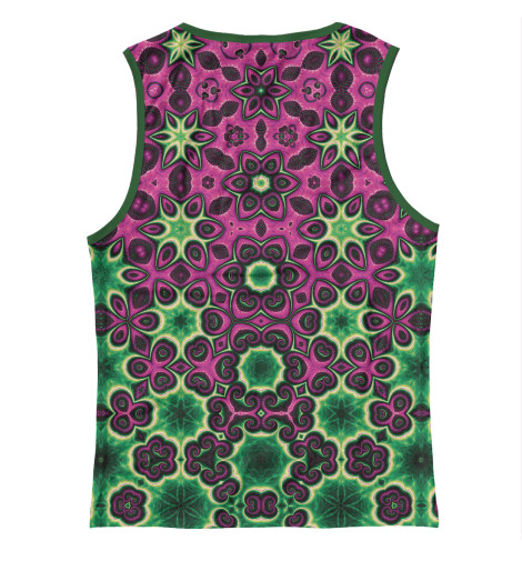 

Майки Print Bar, Белый, Фрактальные цветы