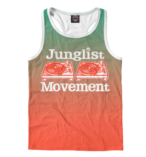 

Майки борцовки Print Bar, Белый, Junglist movement