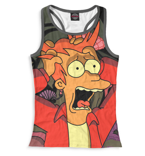 

Майки борцовки Print Bar, Белый, Фрай