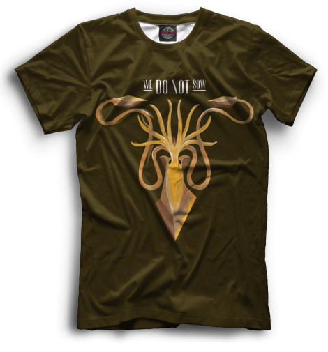 

Футболки Print Bar, Черный, Символ Грейджой