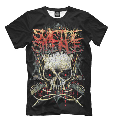 

Футболки Print Bar, Черный, Suicide Silence