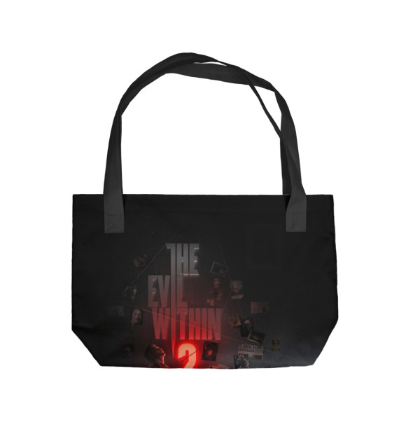 Пляжная сумка с изображением The Evil Within 2 цвета 