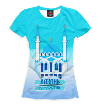 Женская футболка Казань