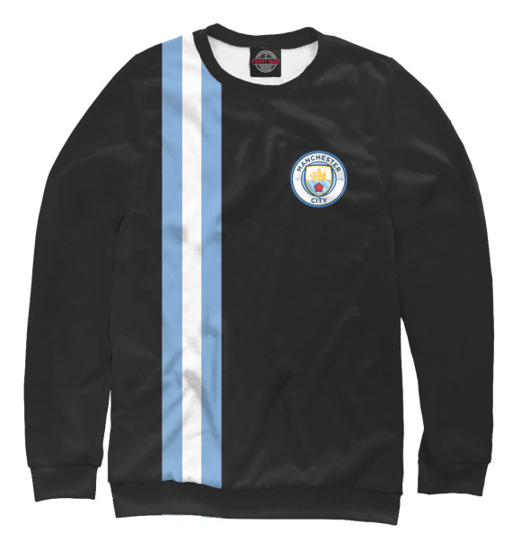 Свитшот для мальчиков с изображением Manchester City Line Collection цвета Белый