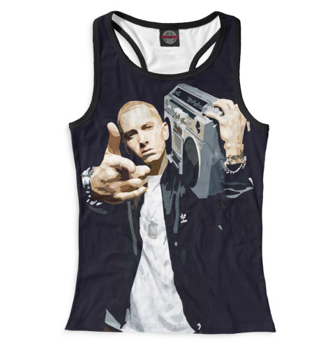 

Майки борцовки Print Bar, Белый, Eminem