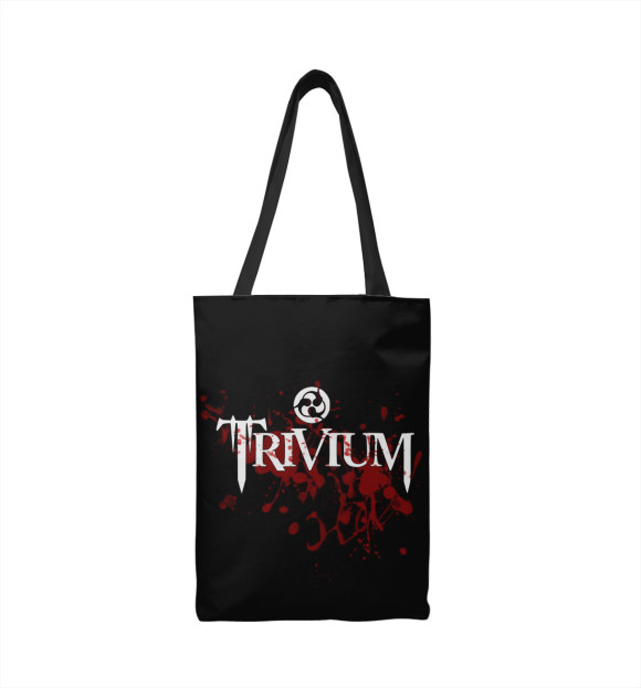 Сумка-шоппер с изображением Trivium цвета 