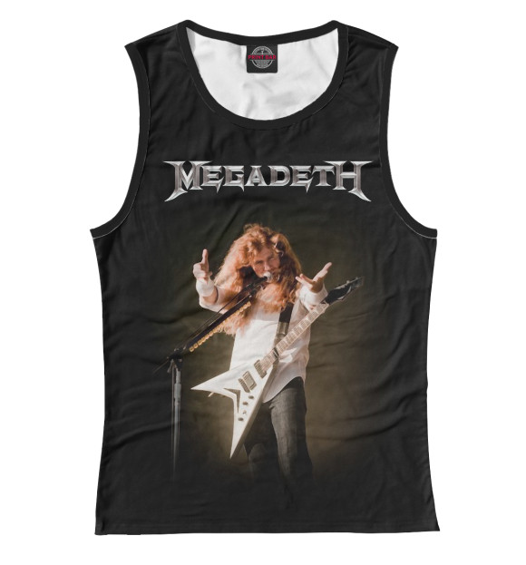Майка для девочки с изображением Dave Mustaine цвета Белый