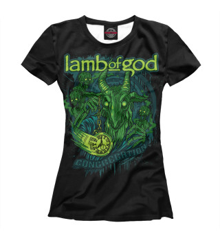 Женская футболка Lamb of God