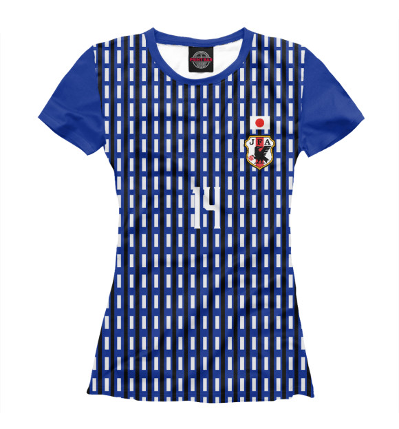 Женская футболка с изображением Япония Инуи 14 цвета Белый