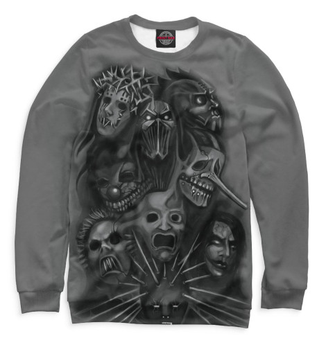 

Свитшоты Print Bar, Белый, Slipknot