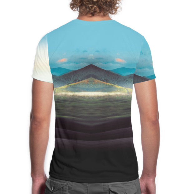 Мужская футболка с изображением Lamborghini Huracan цвета Белый