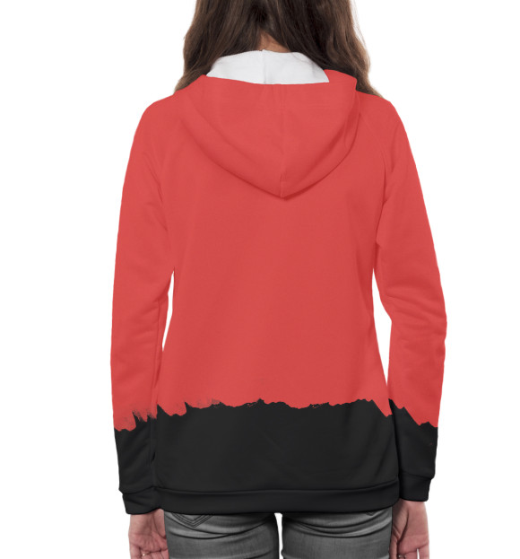 Женское худи с изображением Нейт Диас цвета Белый