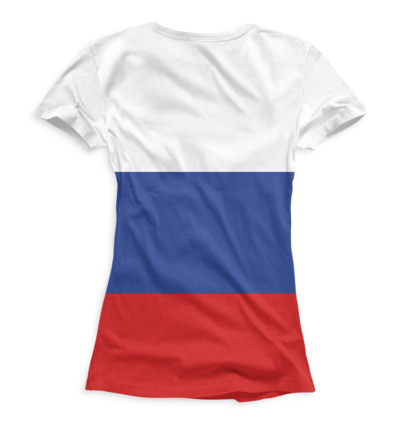 Женская футболка с изображением Войска РХБЗ цвета Белый