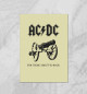Плакат AC/DC
