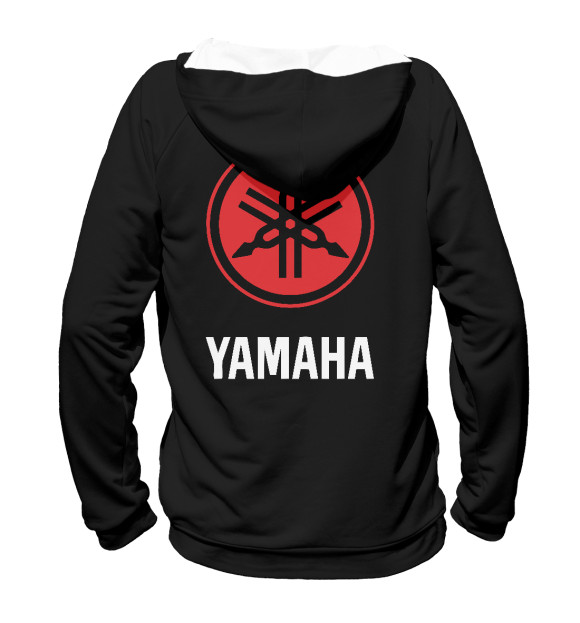 Женское худи с изображением Yamaha цвета Р‘РµР»С‹Р№