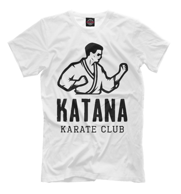 Футболка для мальчиков с изображением Karate club цвета Белый