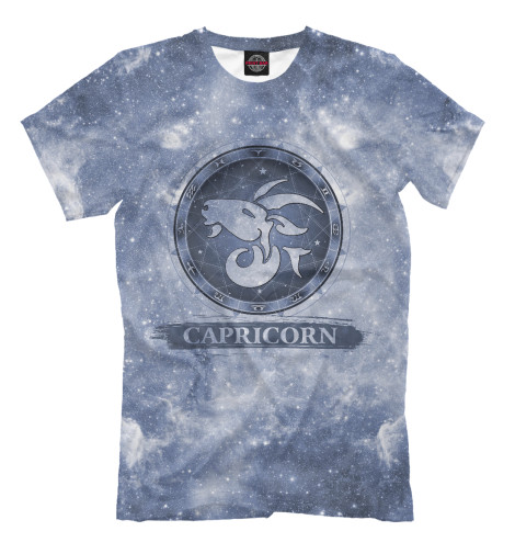 

Футболки Print Bar, Серый, Козерог