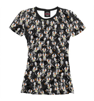 Женская футболка Дурацкие пингвины