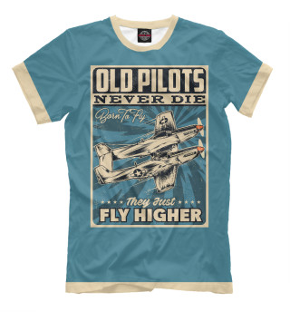 Мужская футболка Old pilots
