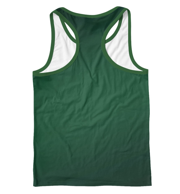 Мужская майка-борцовка с изображением Bulldog Stubborn Frenchie цвета Белый