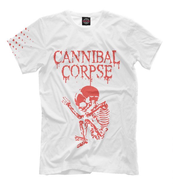 Футболка для мальчиков с изображением Cannibal Corpse цвета Белый