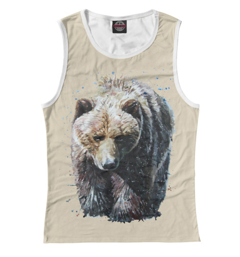 

Майки Print Bar, Белый, Хозяин тайги