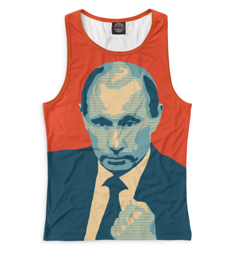 

Майки борцовки Print Bar, Белый, Путин
