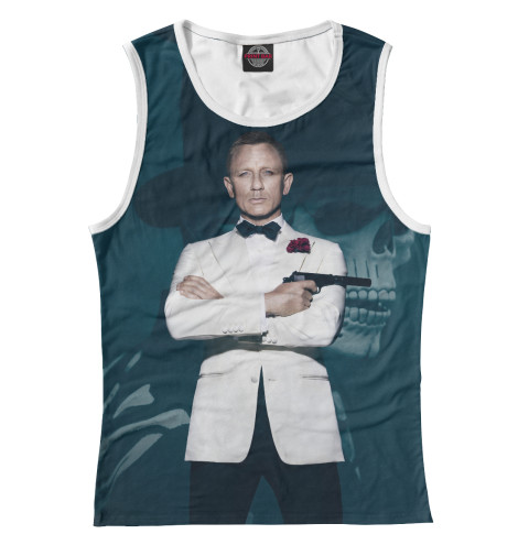 

Майки Print Bar, Белый, Джеймс Бонд