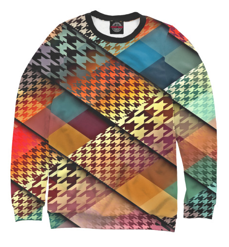 

Свитшоты Print Bar, Белый, Лоскутное шитье