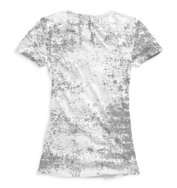 Женская футболка с изображением Рожден быть идеалом — 1962 цвета Белый