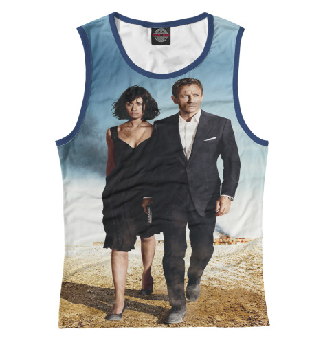 

Майки Print Bar, Белый, Джеймс Бонд