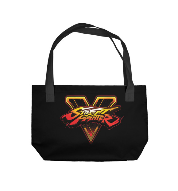 Пляжная сумка с изображением Street Fighter цвета 