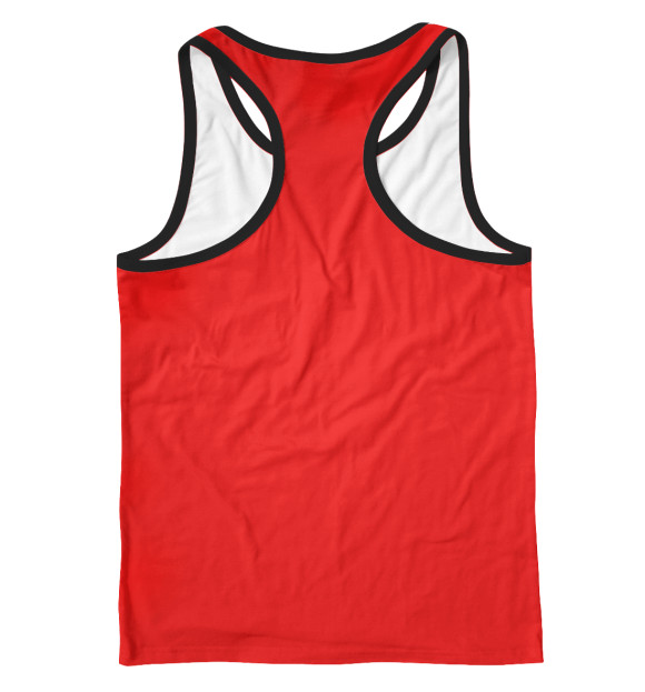 Мужская майка-борцовка с изображением AKA Thailand цвета Белый