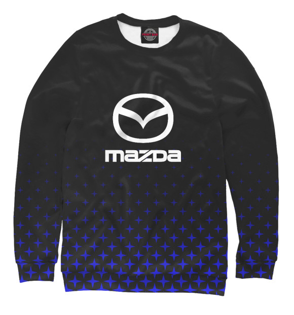 Свитшот для мальчиков с изображением МАЗДА | MAZDA цвета Белый