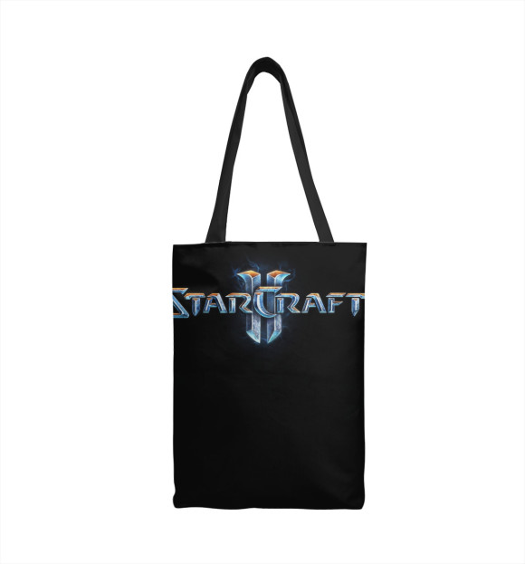 Сумка-шоппер с изображением StarCraft2 цвета 