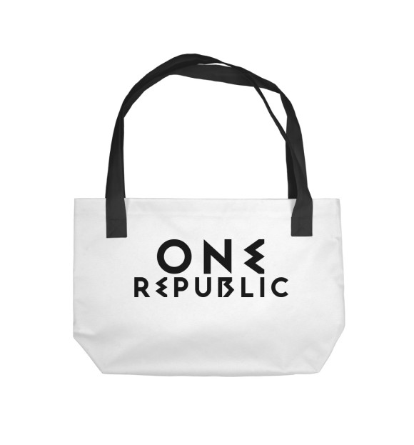 Пляжная сумка с изображением OneRepublic цвета 