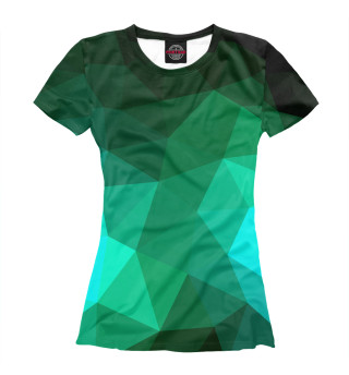 Женская футболка Polygonal