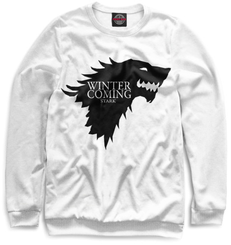 

Свитшоты Print Bar, Белый, Символ Старков