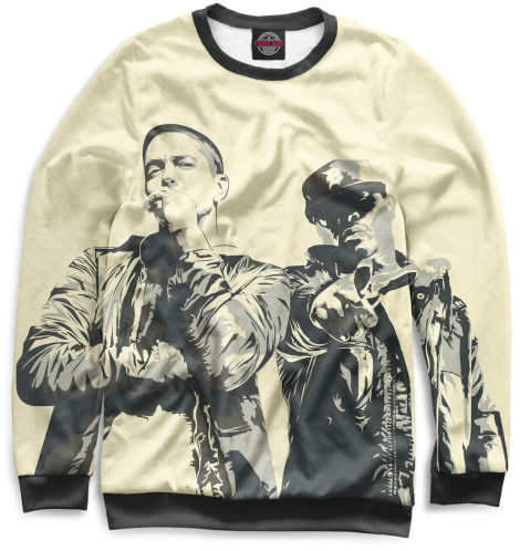 

Свитшоты Print Bar, Белый, Bad Meets Evil