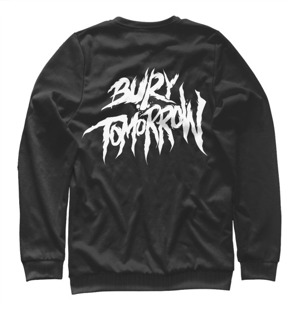 Мужской свитшот с изображением Bury Tomorrow цвета Белый