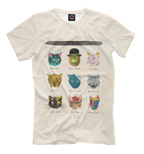 

Футболки Print Bar, Бежевый, КотАрт
