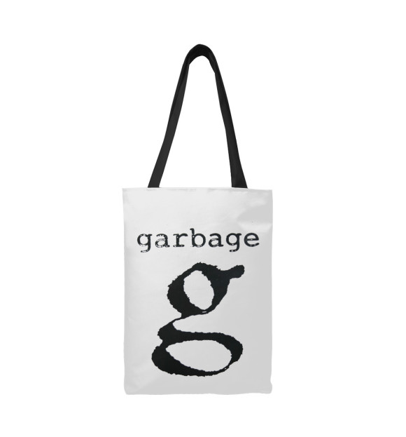 Сумка-шоппер с изображением G - Garbage цвета 