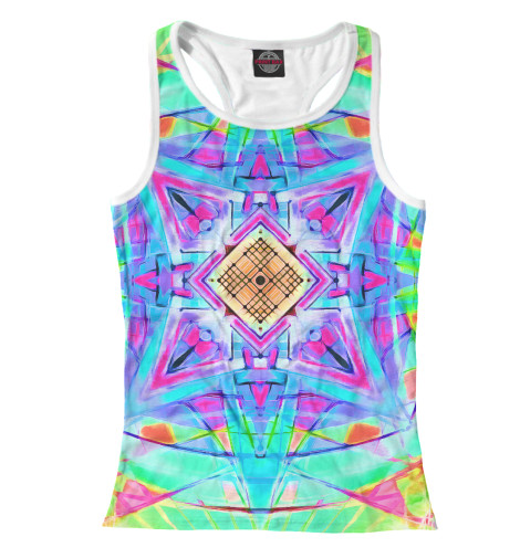

Майки борцовки Print Bar, Белый, Mandala Digital Nu Dop * color 2