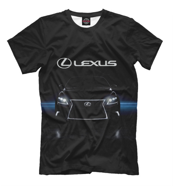 Футболка для мальчиков с изображением Lexus цвета Черный