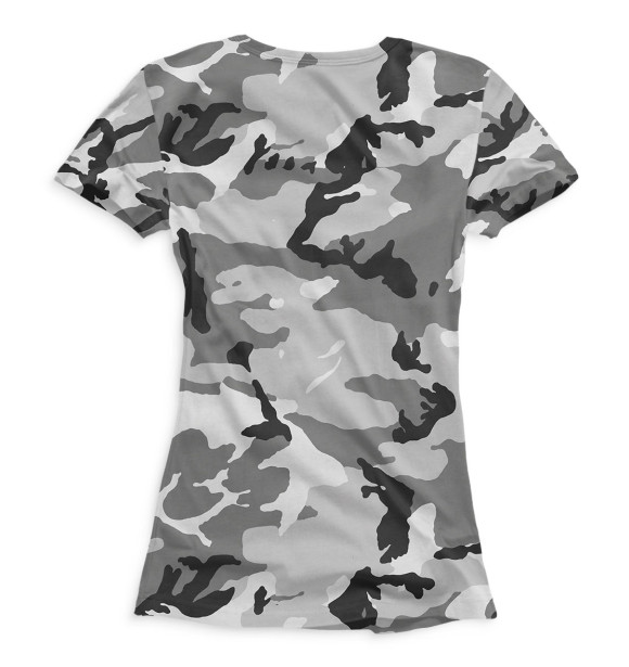 Футболка для девочек с изображением ОМОН цвета Белый