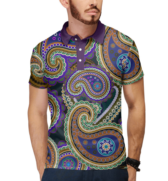 Мужское поло с притом Турецкие огурцы цвета Белый Мужское поло с изображением Турецкие огурцы цвета Белый