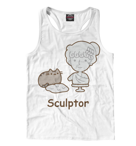 

Майки борцовки Print Bar, Белый, Sculptor