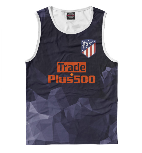 Майка для мальчика с изображением Atletico Madrid цвета Белый