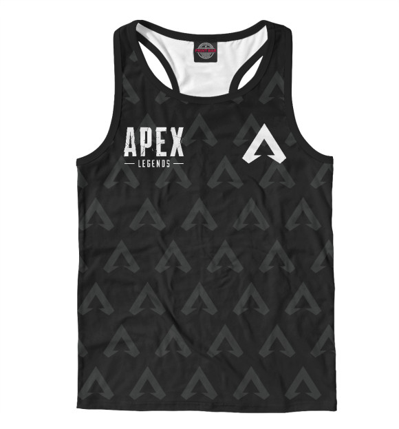 Мужская майка-борцовка с притом Apex legends BLOODHOUND цвета Белый Мужская майка-борцовка с изображением Apex legends BLOODHOUND цвета Белый