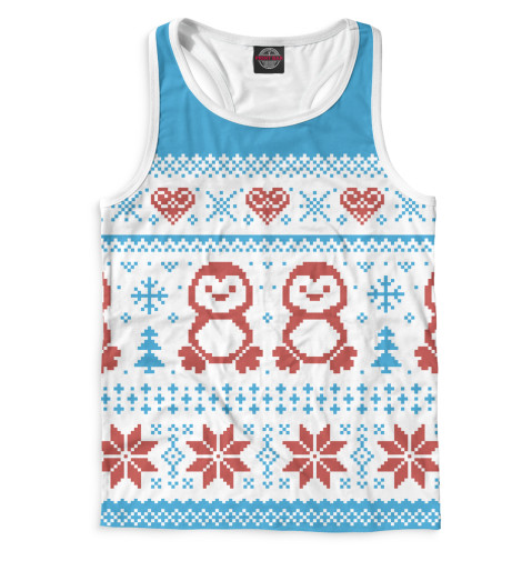 

Майки борцовки Print Bar, Белый, Новый Год